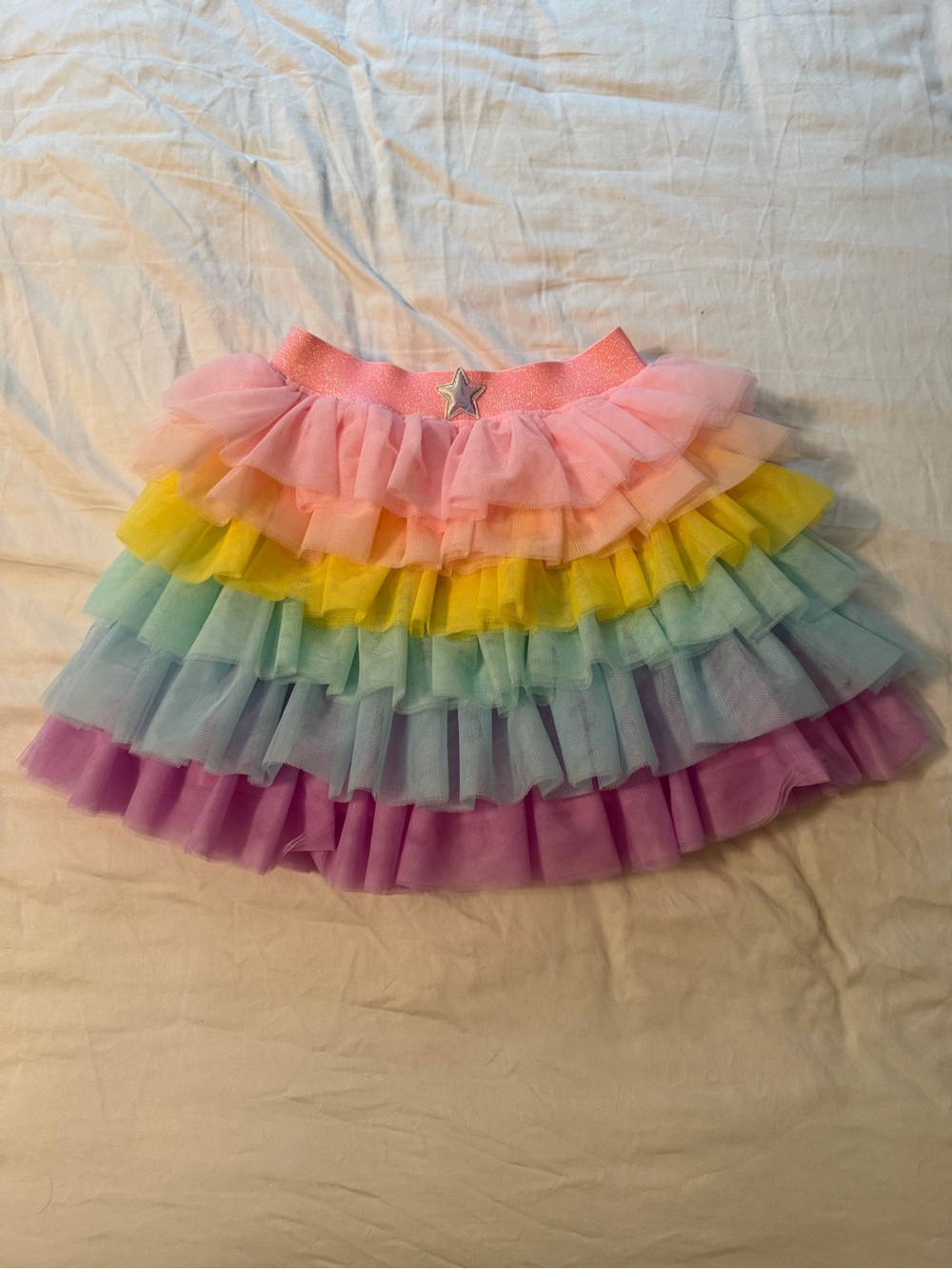 NEW Lola and the Boys Rainbow Ombré Party Tutu- size 6
